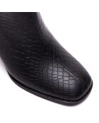 Bottines Lucie noires - Talon 6 cm