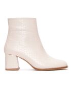 Bottines Lucie beiges - Talon 6 cm