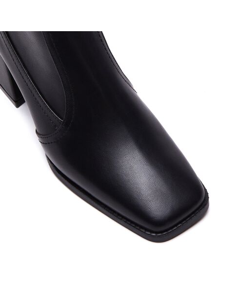 Bottines Alba noir - Talon 7 cm