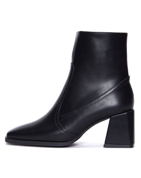 Bottines Alba noir - Talon 7 cm