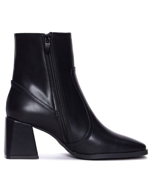 Bottines Alba noir - Talon 7 cm