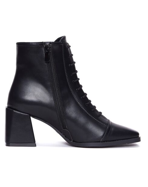 Bottines Zoé noir - Talon 7 cm