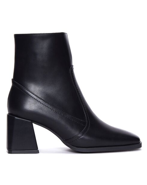 Bottines Alba noir - Talon 7 cm