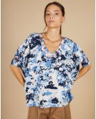 Pull en Coton & Cachemire Maya à motif nuit