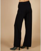 Pantalon en Coton & Cachemire Salomé noir