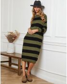Robe Hungry kaki/noir