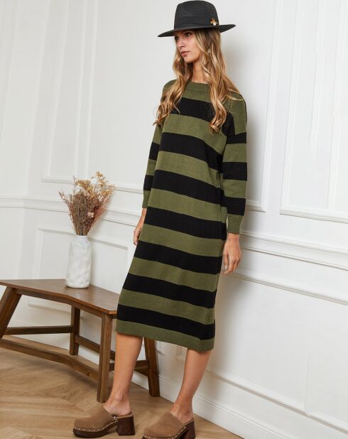 Robe Hungry kaki/noir