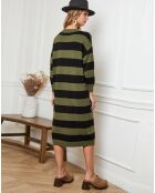 Robe Hungry kaki/noir
