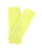 Mitaines 100% Cachemire Mindy jaune fluo