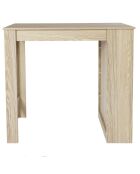 Table de bar mange debout marron - 115x103x50 cm
