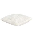 Coussin chevron blanc - 40x8x40 cm