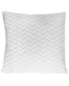 Coussin chevron blanc - 40x8x40 cm