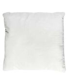 Coussin chevron blanc - 40x8x40 cm