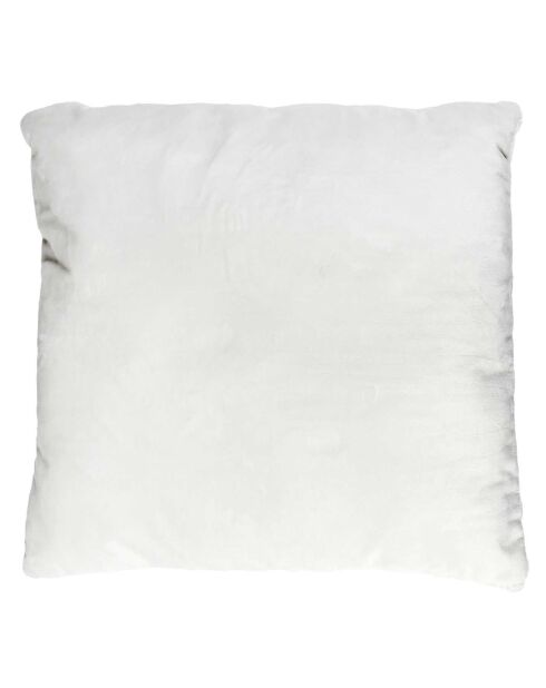 Coussin chevron blanc - 40x8x40 cm