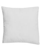 Coussin déhoussable Poésie multicolore - 40x8x40 cm