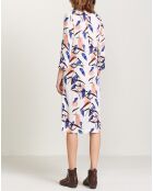 Robe Heisho fluide imprimée multicolore