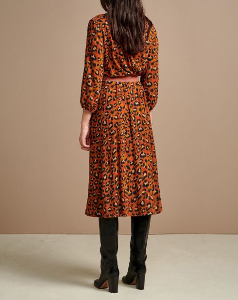 Robe Armory Léopard orange