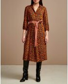 Robe Armory Léopard orange