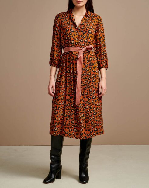 Robe Armory Léopard orange