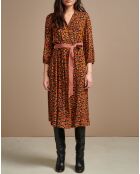 Robe Armory Léopard orange