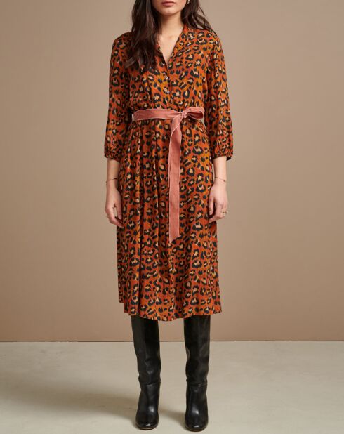 Robe Armory Léopard orange