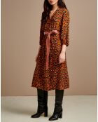 Robe Armory Léopard orange
