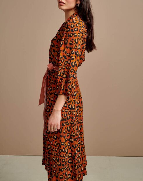 Robe Armory Léopard orange