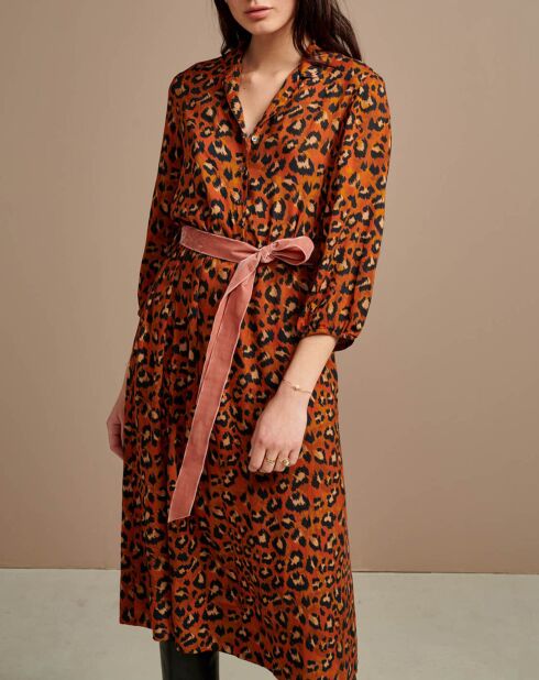 Robe Armory Léopard orange