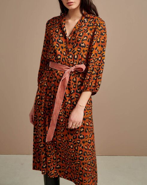 Robe Armory Léopard orange