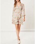 Robe Andreanne imprimée écrue