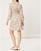 Robe Andreanne imprimée écrue