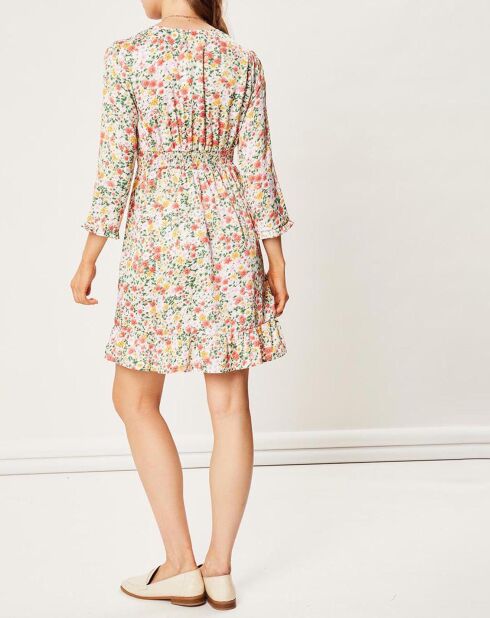 Robe Andreanne imprimée écrue