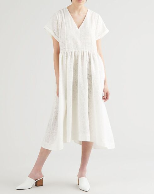 Robe longue Marcel Dress Cloud Dancer blanche