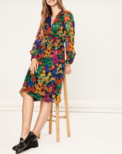 Robe Arina à fleurs multicolore