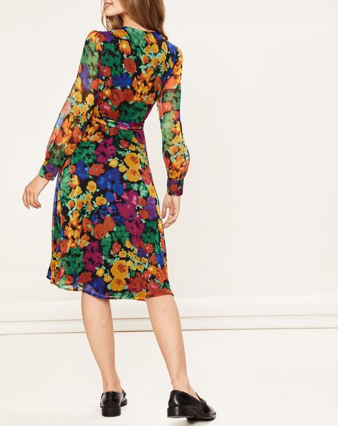 Robe Arina à fleurs multicolore