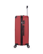 2 Valises 4 roues doubles Bari 50/60 cm rouge bordeaux