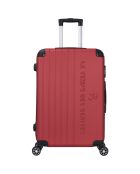 Valise Cabine 4 roues doubles Bari 50 cm rouge bordeaux
