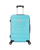 Valise Cabine 4 roues doubles Lyra 55 cm turquoise