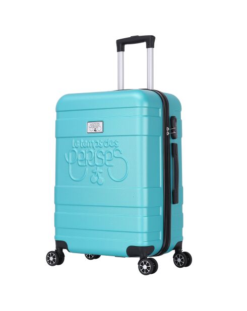 Valise Cabine 4 roues doubles Lyra 55 cm turquoise