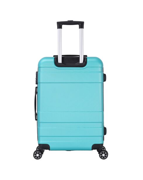 Valigia da cabina Lyra 4 ruote doppie 55 cm turchese