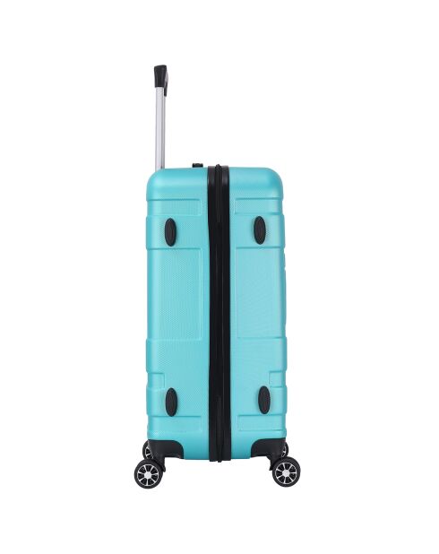 Valigia da cabina Lyra 4 ruote doppie 55 cm turchese