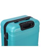 Valise Cabine 4 roues doubles Lyra 55 cm turquoise