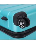 Valise Cabine 4 roues doubles Lyra 55 cm turquoise