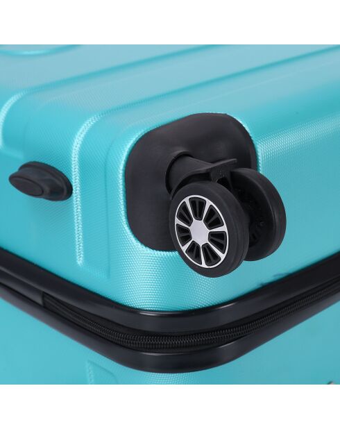 Valise Cabine XXS 4 roues doubles Lyra 42 cm turquoise