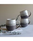 Mug en grès Riga marron -  44cl