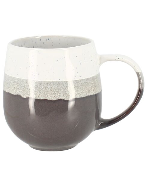 Mug en grès Riga marron -  44cl