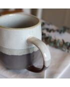 Mug en grès Riga marron -  44cl