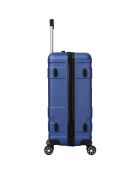 Valise Cabine 4 roues doubles Lyra 55 cm bleue