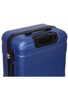 Valise Cabine 4 roues doubles Lyra 55 cm bleue