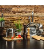 Casserole Pro induction grise - 18 cm